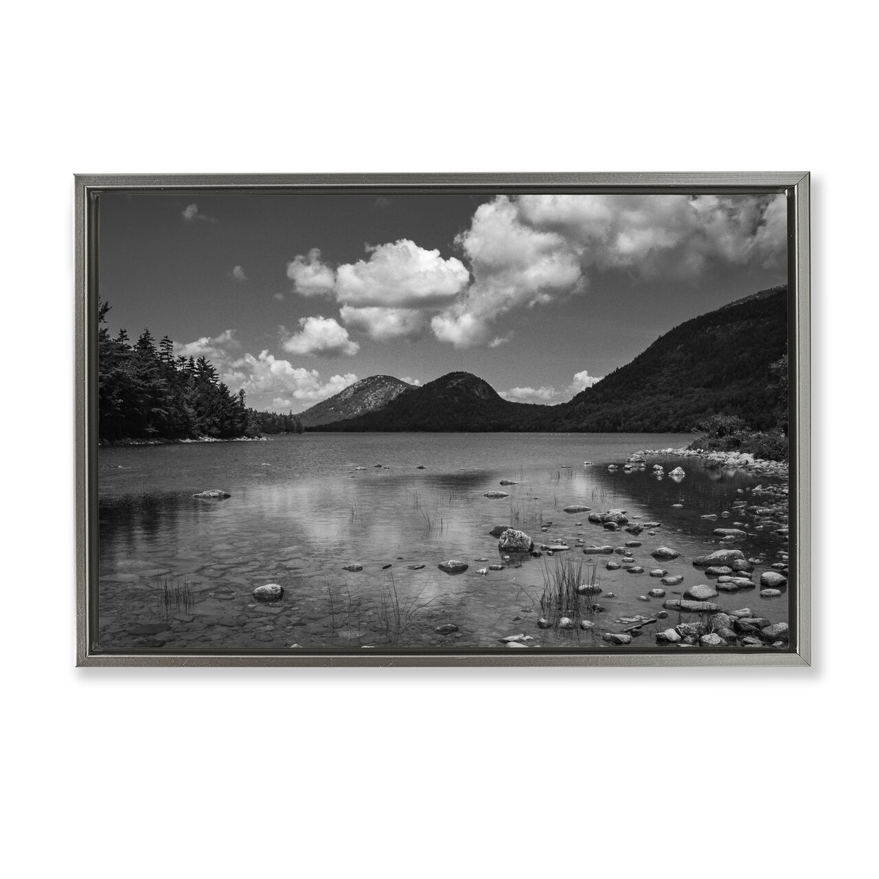 Stupell Industries Cloudy Mountain In The Distance Floating Frame, design by James Rodewald